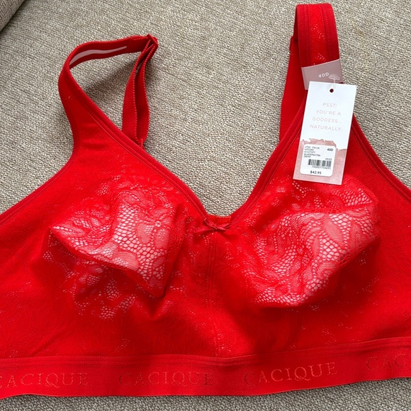 Cacique Scarlet Lace Bralette - Picture 3 of 5